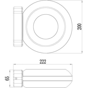 Deko-Light 731081 - LED Väli seinavalgusti MUSCAE LED/13W/230V IP54 antratsiit