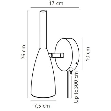 DFTP by Nordlux - Kohtvalgusti seinale PURE 1xGU10/8W/230V hall