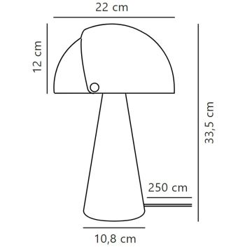 DFTP by Nordlux - Laualamp ALIGN 1xE27/25W/230V must