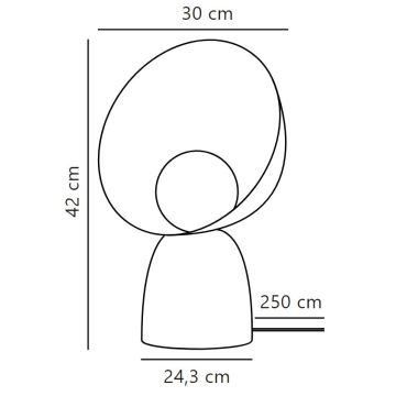 DFTP by Nordlux - Laualamp HELLO 1xE14/25W/230V hall