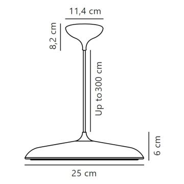 DFTP by Nordlux - LED Hämardatav lühter ARTIST LED/14W/230V d. 25 cm beež