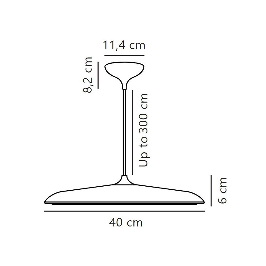 DFTP by Nordlux - LED Hämardatav lühter ARTIST LED/24W/230V d. 40 cm vask