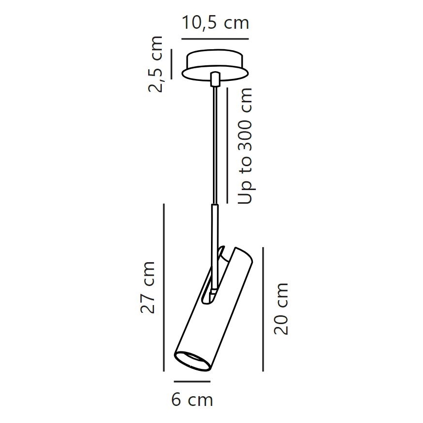 DFTP by Nordlux - Lühter MIB 1xGU10/8W/230V must