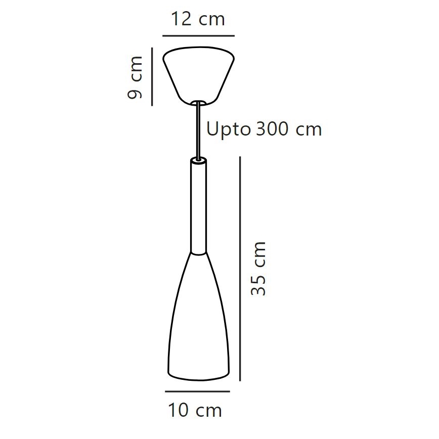 DFTP by Nordlux - Lühter PURE 1xE27/40W/230V d. 10 cm valge/pähkel