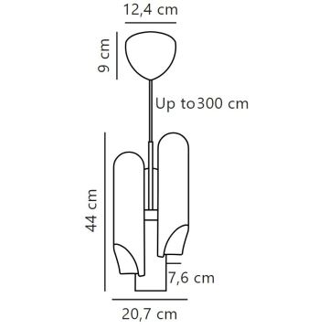 DFTP by Nordlux - Lühter ROCHELLE 3xGU10/15W/230V