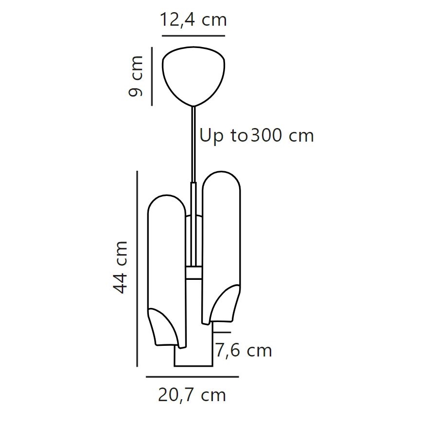 DFTP by Nordlux - Lühter ROCHELLE 3xGU10/15W/230V