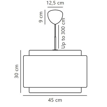 DFTP by Nordlux - Lühter TAKAI 1xE27/25W/230V