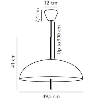 DFTP by Nordlux - Lühter VERSALE 2xE27/15W/230V pruun