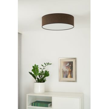 Duolla - LED Laevalgusti CORTINA LED/26W/230V d. 30 cm 4000K pruun