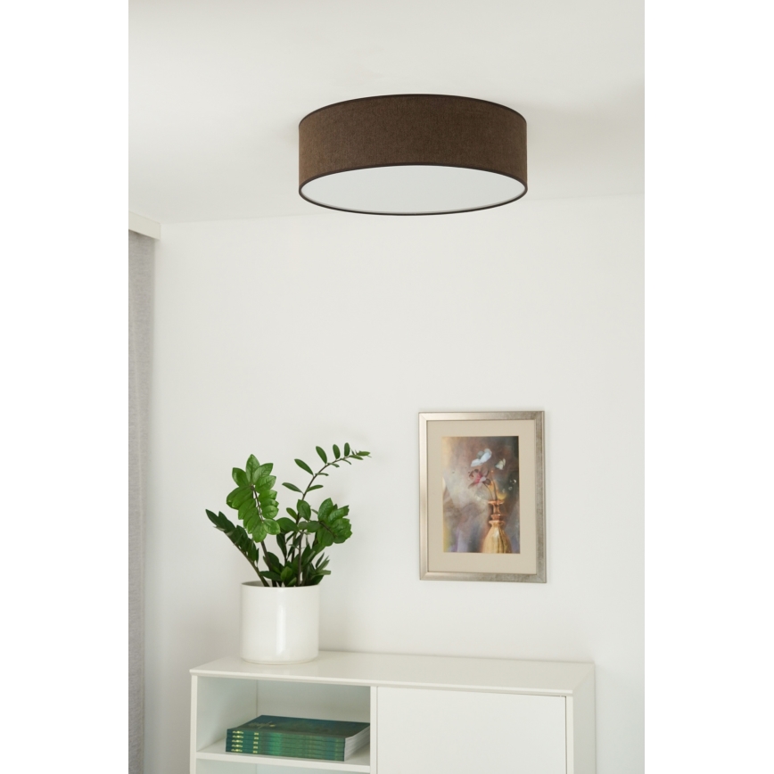 Duolla - LED Laevalgusti CORTINA LED/26W/230V d. 30 cm 4000K pruun