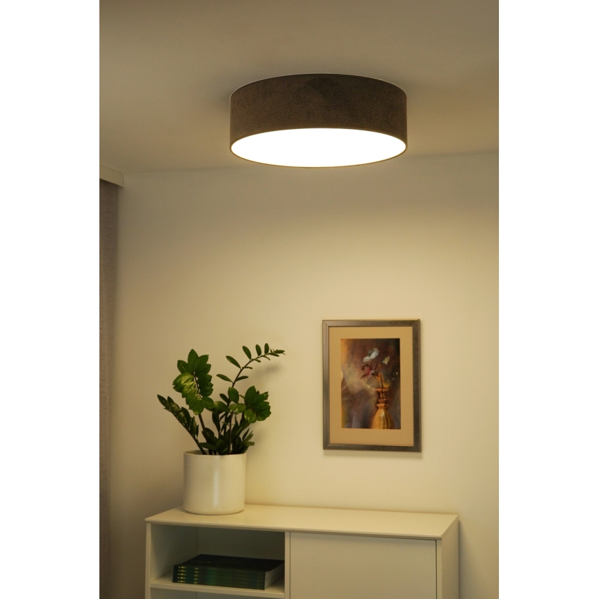 Duolla - LED Laevalgusti CORTINA LED/26W/230V d. 30 cm 4000K pruun