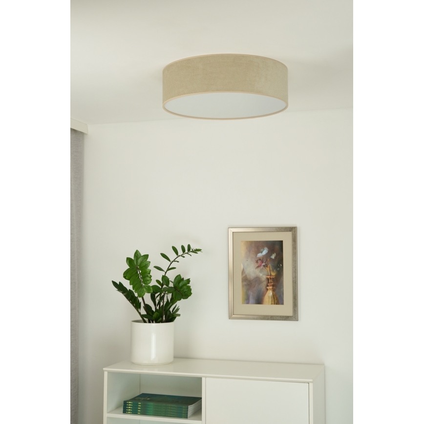 Duolla - LED Laevalgusti CORTINA LED/26W/230V d. 45 cm 4000K beež