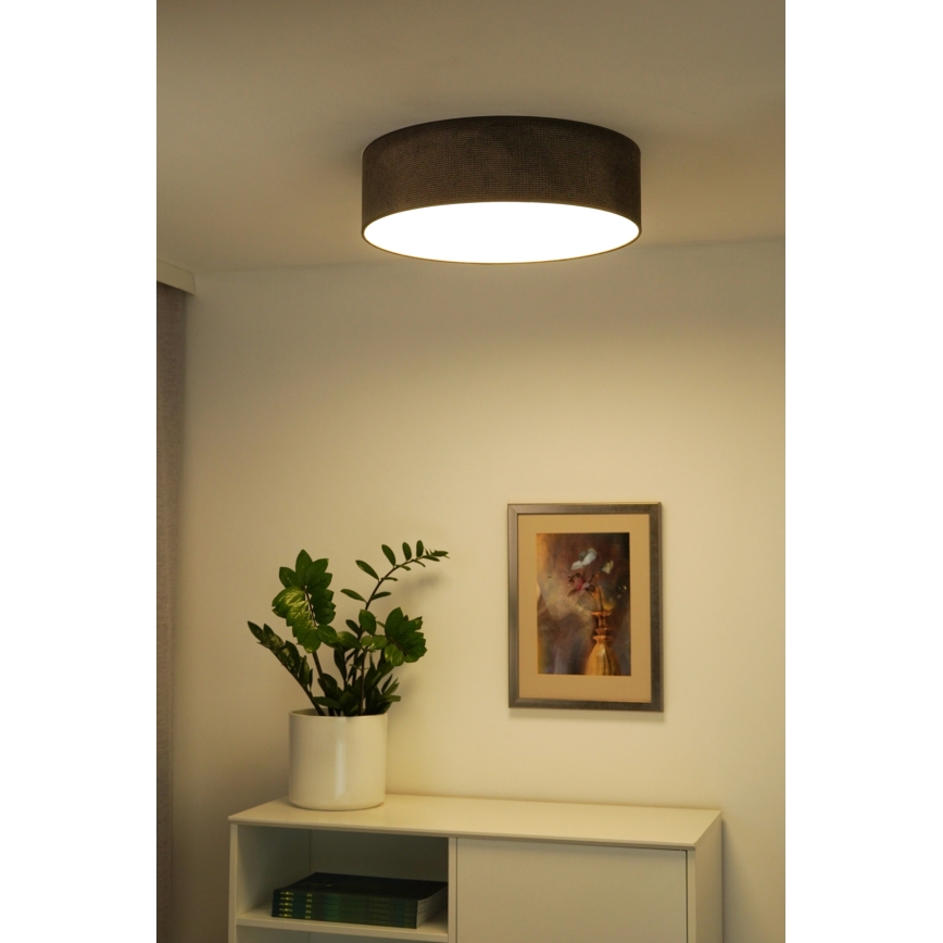 Duolla - LED Laevalgusti CORTINA LED/26W/230V d. 45 cm 4000K pruun