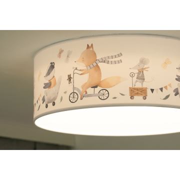 Duolla - LED Laevalgusti lastetuppa CORTINA LED/26W/230V d. 40 cm 4000K