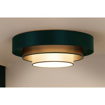 Duolla - LED Laevalgusti LUNETA LED/26W/230V d. 60 cm 4000K roheline/kuldne/valge