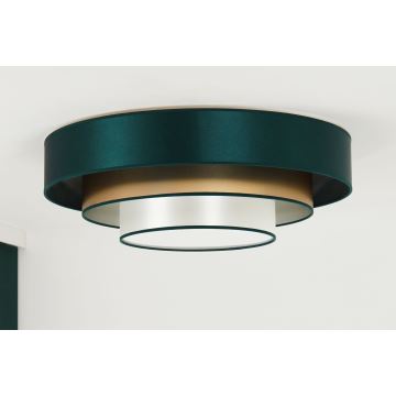 Duolla - LED Laevalgusti LUNETA LED/26W/230V d. 60 cm 4000K roheline/kuldne/valge