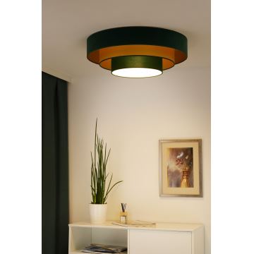 Duolla - LED Laevalgusti LUNETA LED/26W/230V d. 60 cm 4000K roheline/kuldne