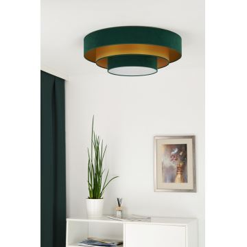 Duolla - LED Laevalgusti LUNETA LED/26W/230V d. 60 cm 4000K roheline/kuldne