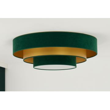 Duolla - LED Laevalgusti LUNETA LED/26W/230V d. 60 cm 4000K roheline/kuldne