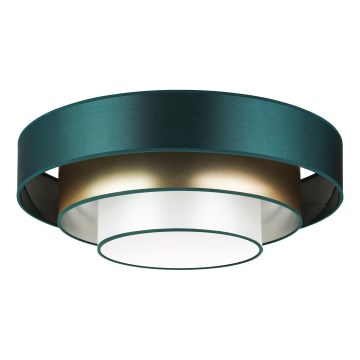 Duolla - LED Laevalgusti LUNETA LED/26W/230V d. 60 cm 4000K roheline/kuldne/valge