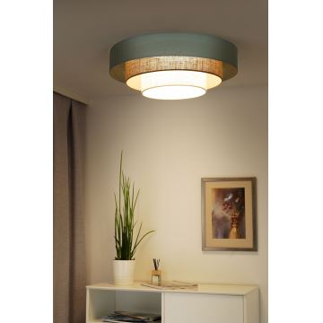 Duolla - LED Laevalgusti LUNETA LED/26W/230V d. 60 cm 4000K türkiis/beež/kreemikas