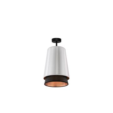 Duolla - Pinnale kinnitatav lühter BELL SHINY 1xE27/15W/230V hõbedane/must