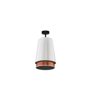 Duolla - Pinnale kinnitatav lühter BELL SHINY 1xE27/15W/230V valge/vask