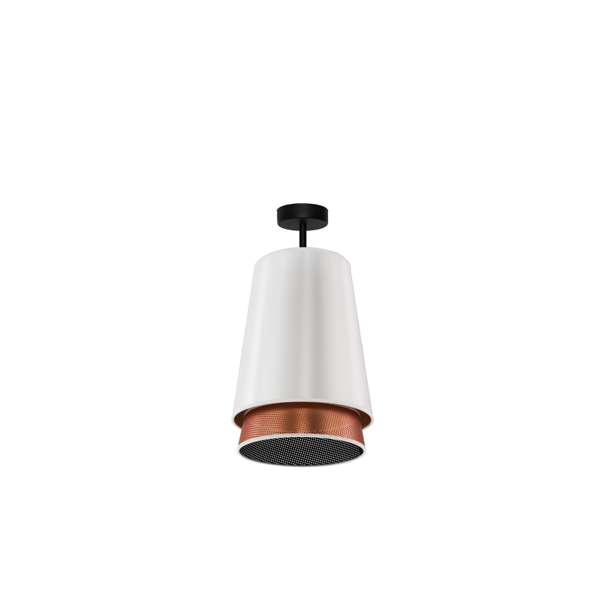 Duolla - Pinnale kinnitatav lühter BELL SHINY 1xE27/15W/230V valge/vask