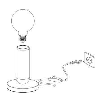 Eglo - Laualamp 1xE27/40W/230V