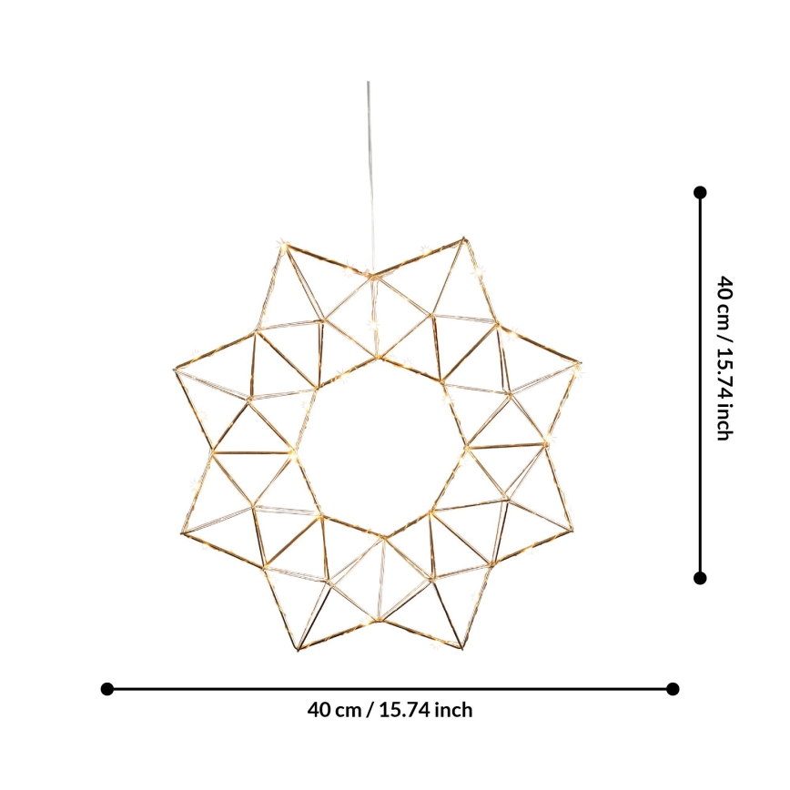 Eglo 411017 - LED Jõulukaunistus EDGE LED/1,92W/3/230V täht