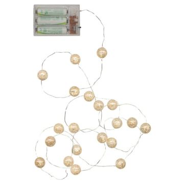 Eglo - LED Jõuluteemaline valguskett 15xLED/1,4m