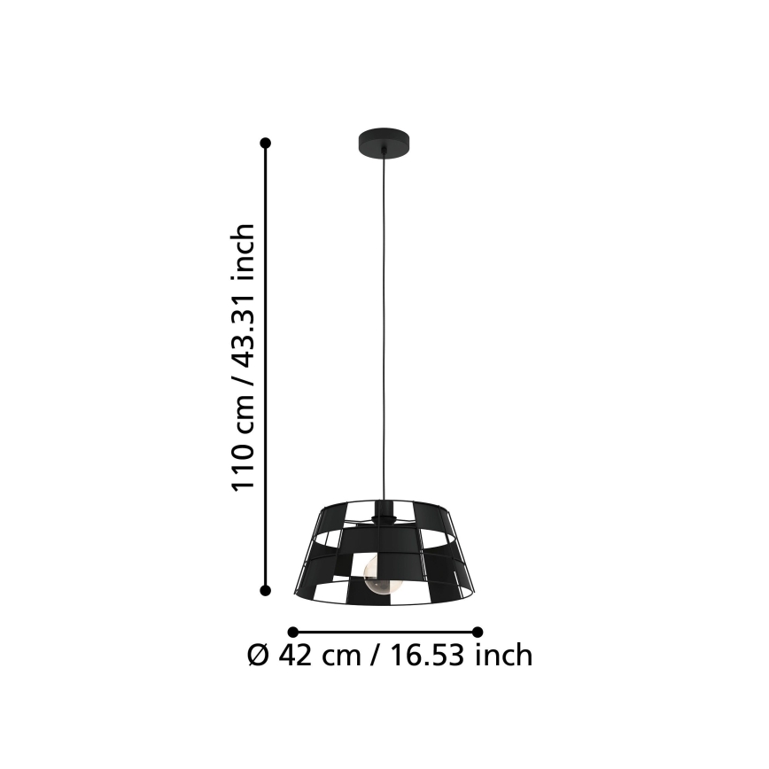 Eglo - Lühter 1xE27/40W/230V