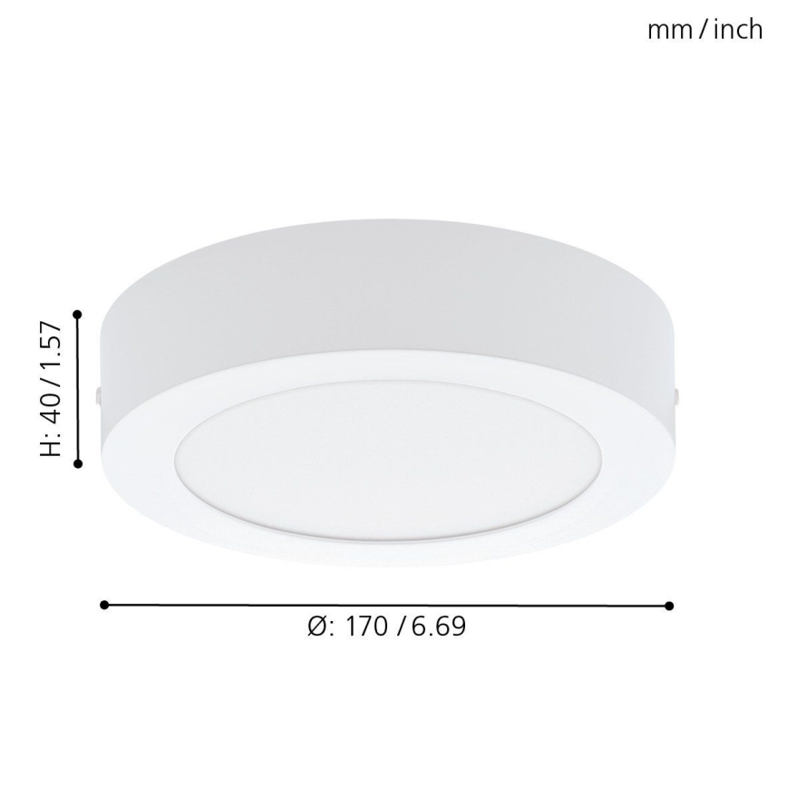 Eglo 78198 - LED Laevalgusti FUEVA LED/10,9W/230V