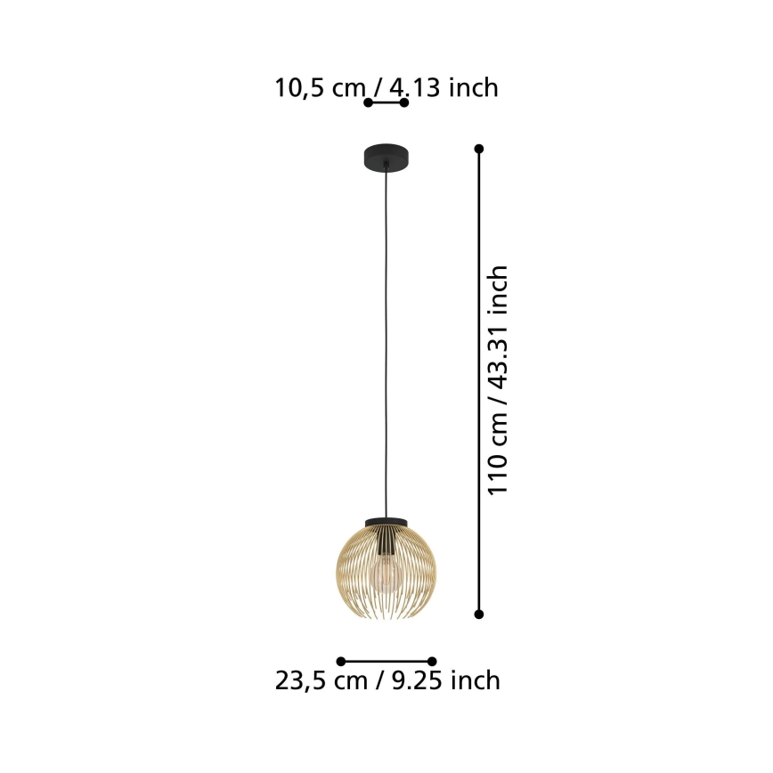 Eglo - Lühter 1xE27/40W/230V