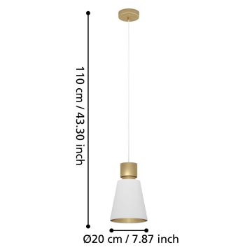 Eglo - Lühter 1xE27/40W/230V