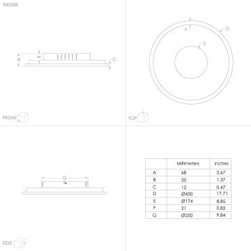 Eglo - LED Laevalgusti LED/27W/230V