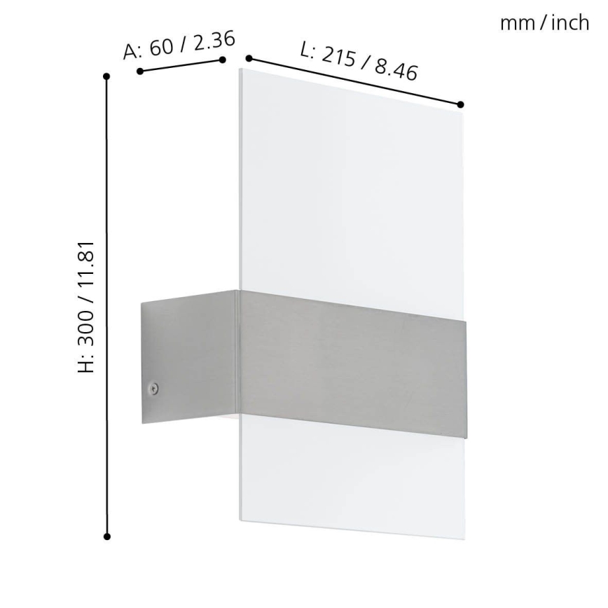 Eglo - LED välisvalgusti 2x LED/2.5W/230V