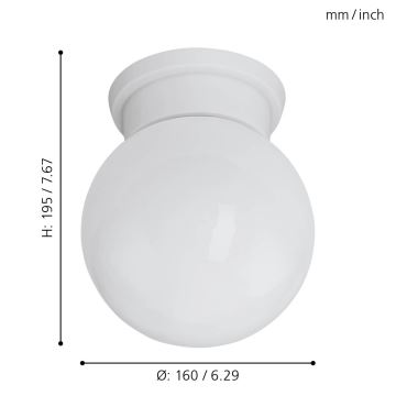 Eglo - Laevalgusti 1xE27/28W/230V