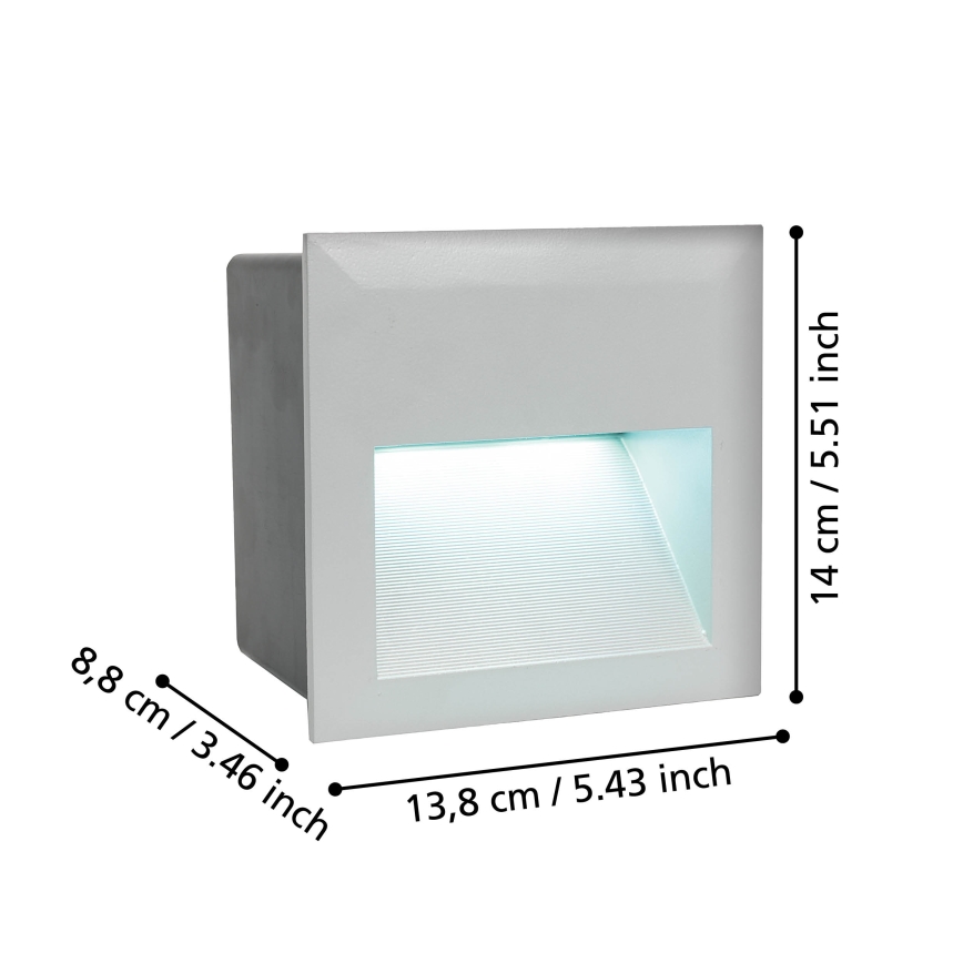 Eglo 95235 - LED Väli navigatsioonvalgusti ZIMBA 1xLED/3,7W/230V IP65