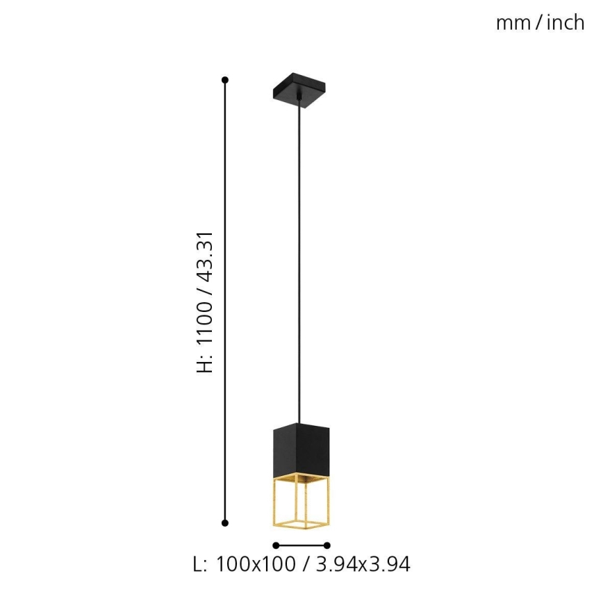 Eglo - LED Lühter 1xGU10/5W/230V