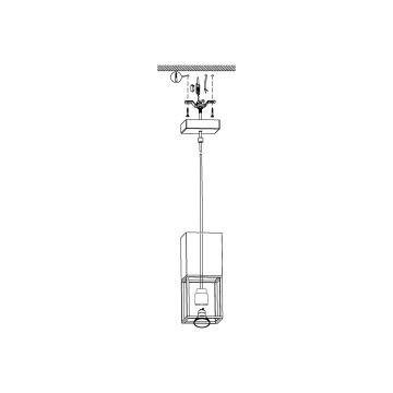 Eglo - LED Lühter 1xGU10/5W/230V