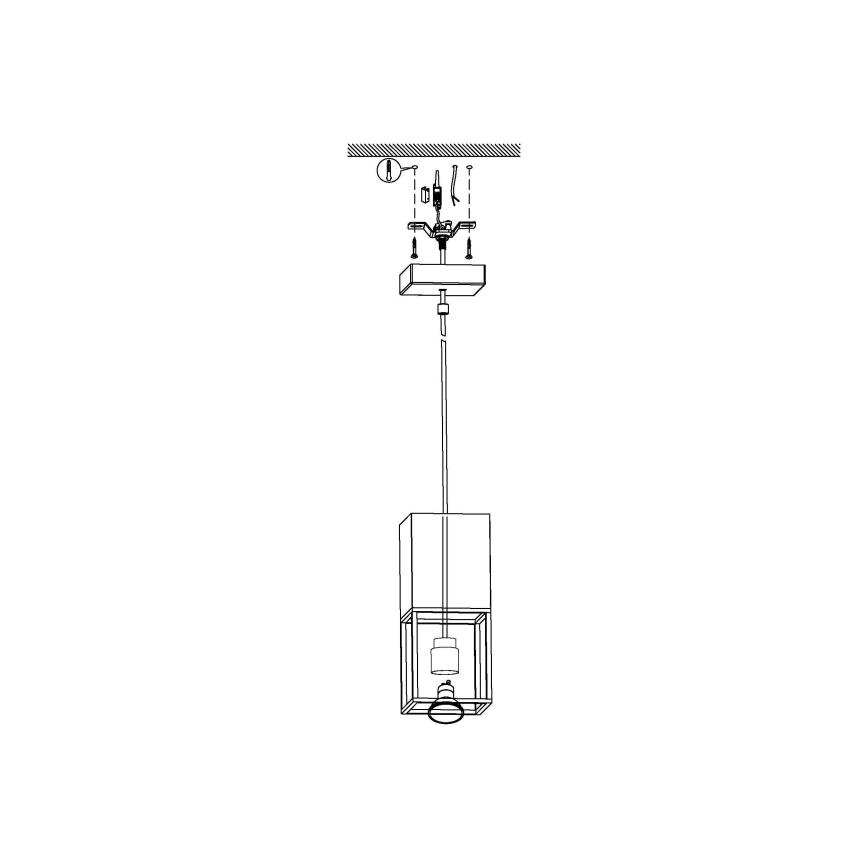 Eglo - LED Lühter 1xGU10/5W/230V