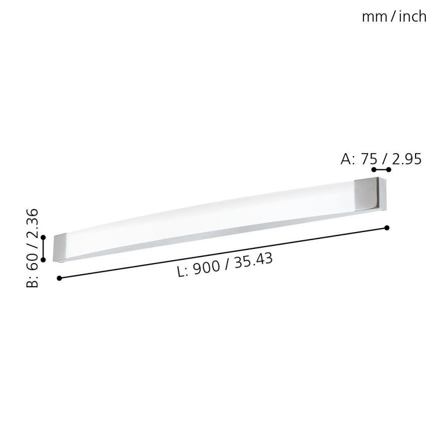 Eglo - LED Seinavalgusti vannituppa LED/24W/230V IP44