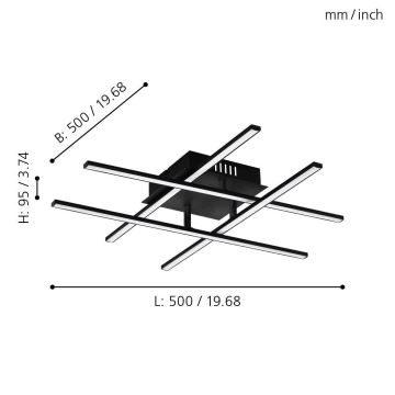 Eglo - LED-laevalgusti LED/5.2W/230V