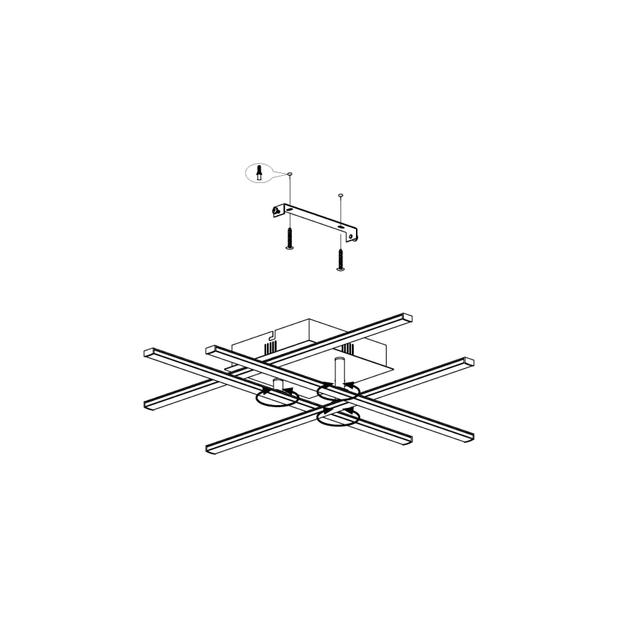 Eglo - LED-laevalgusti LED/5.2W/230V