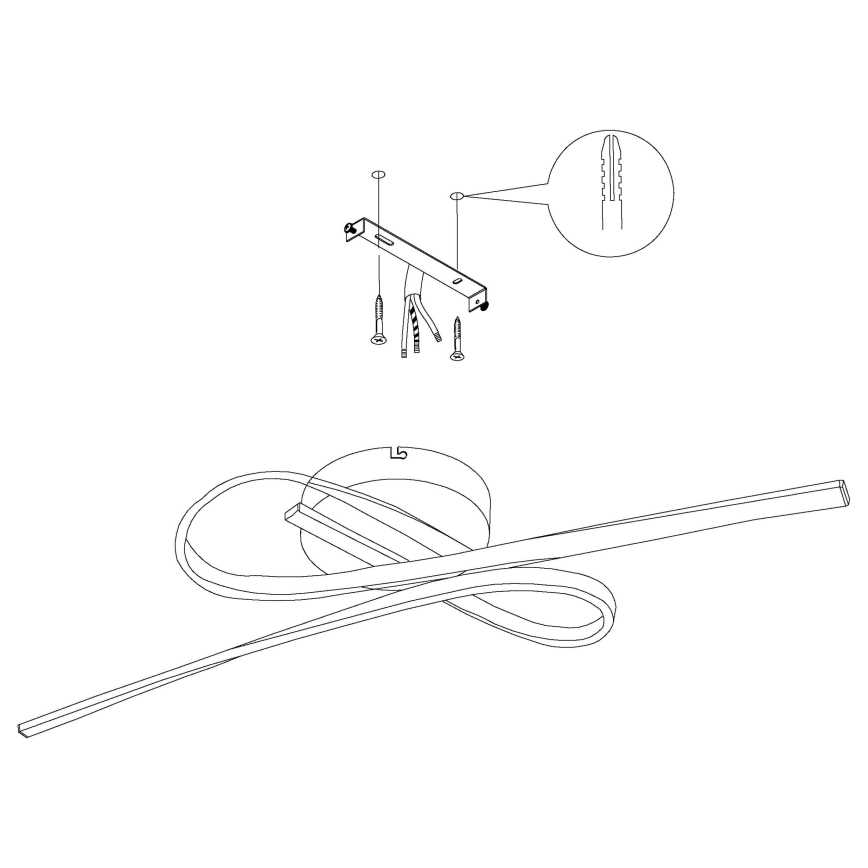 Eglo - LED-laevalgusti LED/21W/230V