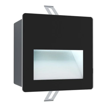 Eglo 99574 - LED Väli süvistatav valgusti ARACENA LED/3,7W/230V IP65 must