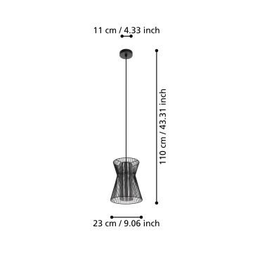 Eglo - Lühter 1xE27/40W/230V must