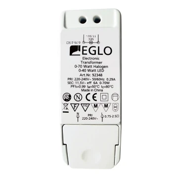 Eglo - Elektritrafo 70W/230V/11.5V AC