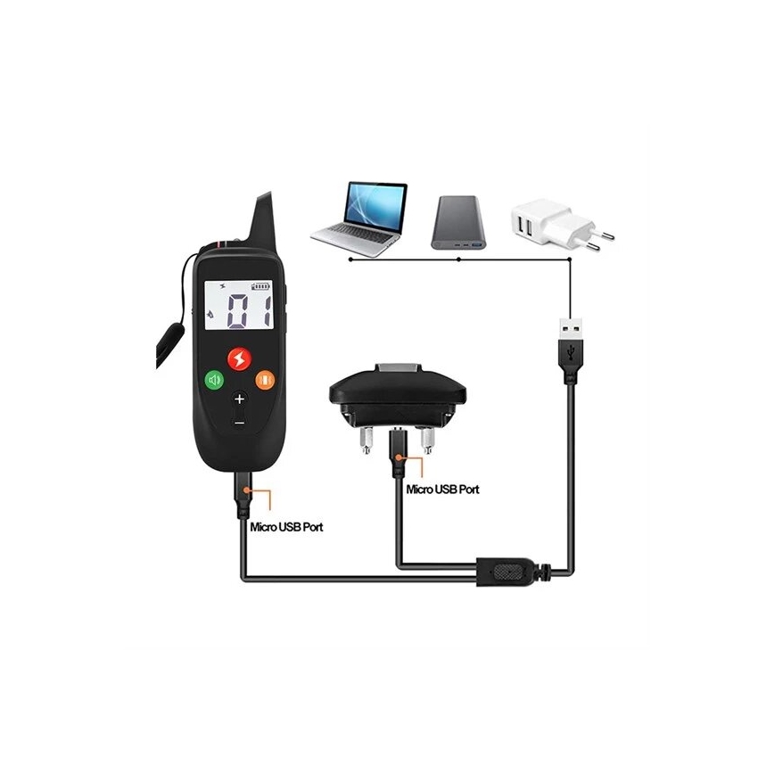 Elektriline treeningrihm koertele 52cm 500m 3,7V IP67